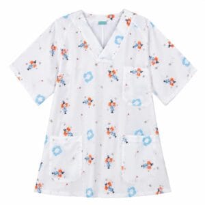 Casaca profesional sanitaria estampada personajes